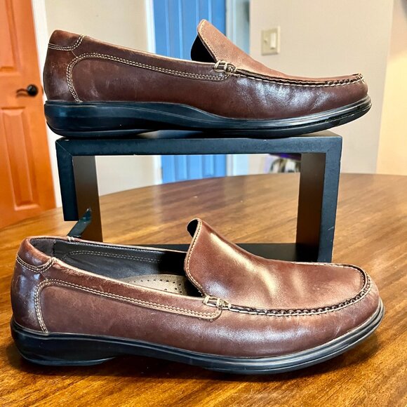 Brown Leather Cole Haan Keating Venetian Slip-On Loafers Size 11.5 main image 4